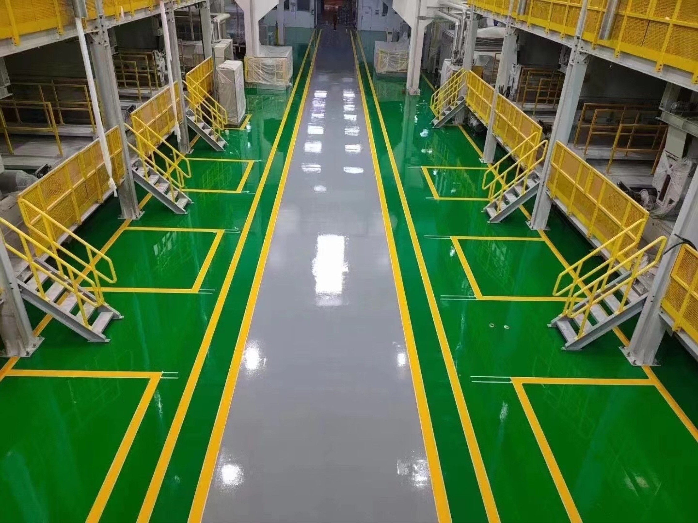 彩田BA-505C防靜電自流平地坪面漆-電子廠房、設(shè)備制造車間